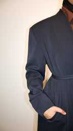 Tailored blazer Abaya - Navy