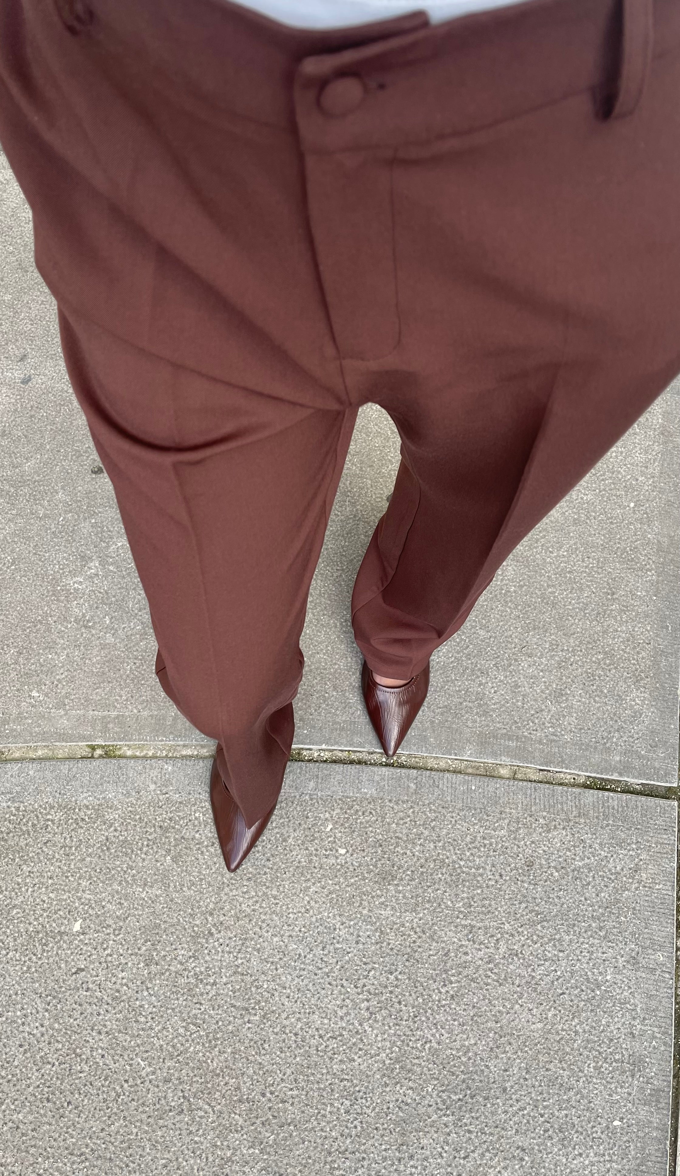 Tailored trousers - Brown
