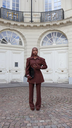 Tailored trousers - Brown