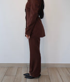 Tailored trousers - Brown