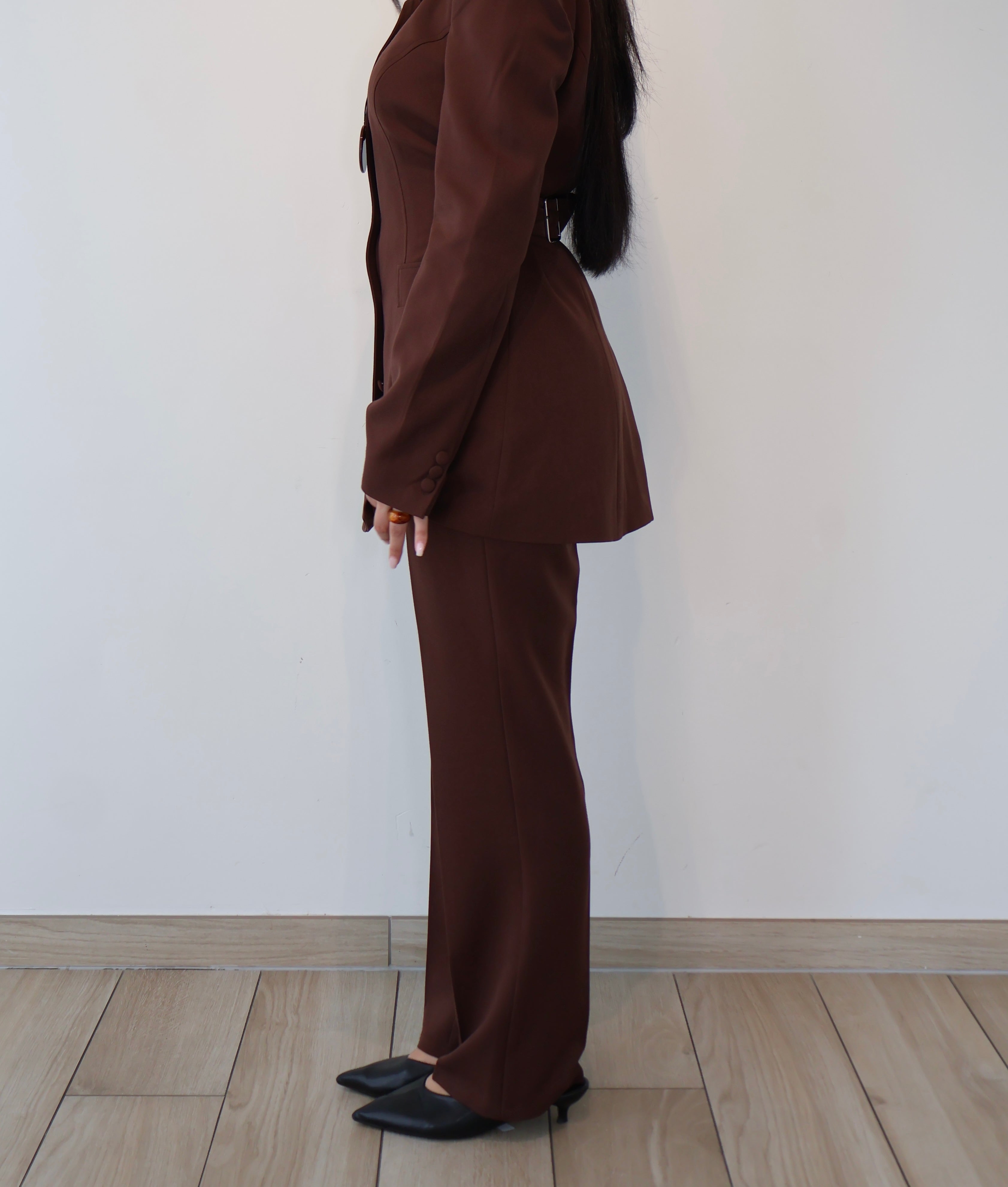 Tailored trousers - Brown