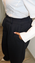 Wide trousers - Navy